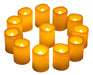 Flameless LED Candle Set by [Brand Name] - 12 Pack with Timer 0