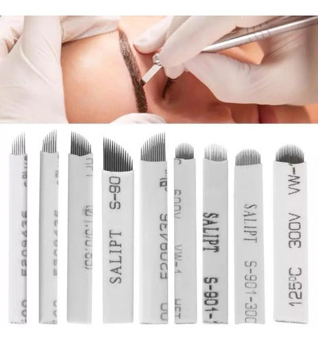 Gema Ray Flex Tebori Needles Micro Pigmentation Pack X 10 Units 4