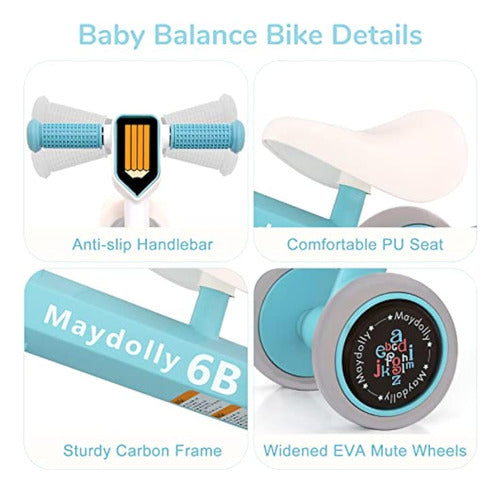 Maydolly Baby Balance Bikes Bicycle Kids Toys 4