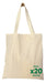Eco-Friendly Canvas Cotton Tote Bag 40cm X 35cm 25 Units 0
