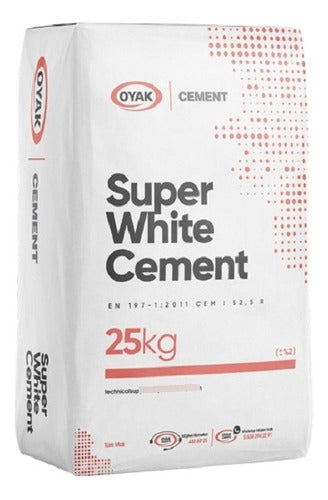 Cemento Blanco Oyak, Cemento Portland X 25kg 0