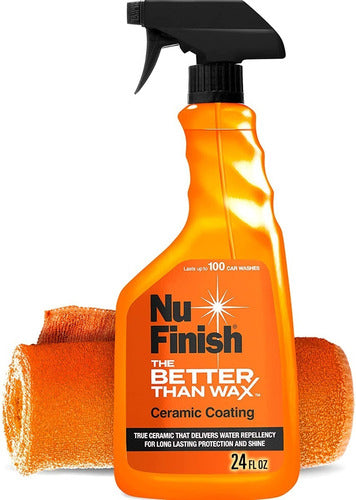 Nu Finish Ceramic Coating Tratamiento Ceramico Auto 710ml H8 5