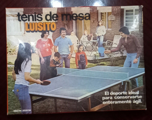 Antiguo Tenis De Mesa Luisito Ping Pong 0