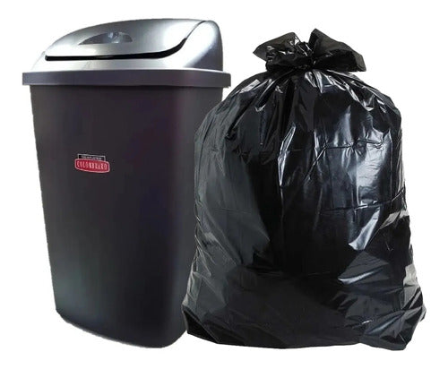 Garden Life Waste Basket 50L Colombraro + 100 Bags 60 X 90 0