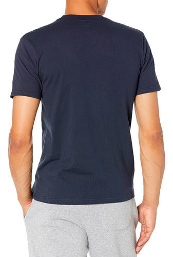 Quiksilver Gradient Line Men’s Lifestyle T-Shirt Navy Blue 1