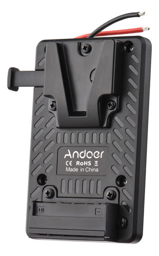 Bateria De Adaptador De Placa V-lock Andoer Para Adaptador D 2