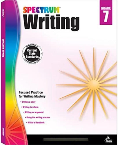 Book: Spectrum 7th Grade Writing Workbooks, Ages 12 to 13 0
