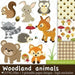 Gangagram Printable Forest Animals Clipart PNG Kit 1