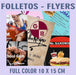 Folletos Full Color 10 X 15 Flyer Frente Y Dorso X 1000 2