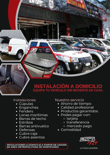 Defensa Kia Bongo Acero Inox 7