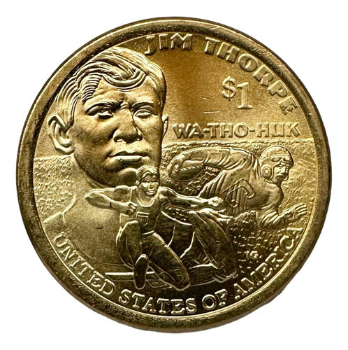 United States - 1 Dollar - Year 2018 - Native - Jim Thorpe 0