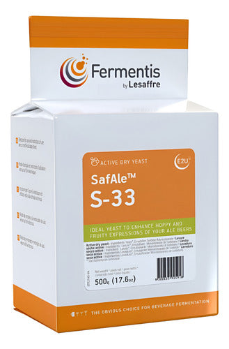 Fermentis Levadura S 33 X 500 Gr. - Cerveza Artesanal - Beerman 0