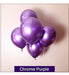 GN Violet Metallic Balloons for Parties - Pack of 10 2