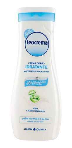 Crema Hidratante Corporal Leocrema Aloe + Acido Hialuronico 0