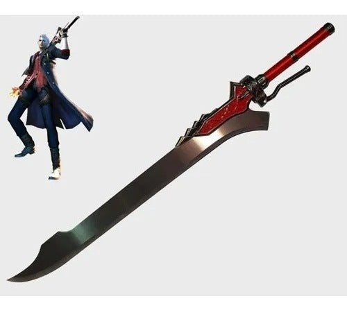 Espada Dante Devil May Cry 4 Nero Red Queen Gigante + Brinde 0