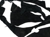 Bulk Black Suede Cow Leather Scraps - 5 Kg Offer 1