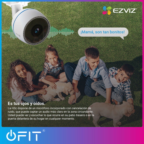 Ezviz Kit Camara De Seguridad Wifi Full HD + Memoria 128GB 5