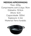 8 Bowl Cumbuca Mini Caçarola Malga 320ml Forno Ferro 6682 2