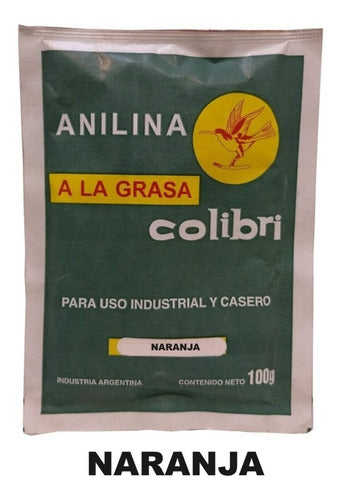 Anilina A La Grasa Colibri X 100 Grs Naranja 1