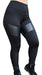 Maleiva Black Lycra Leggings with Bengalina Patches 0