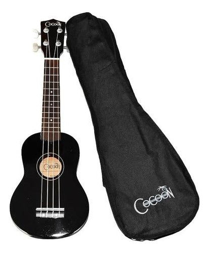 Cocoon Ukulele Soprano Red KUBW - BW - RD 1