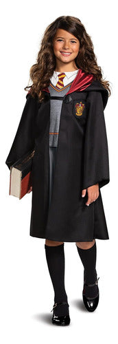 Disfraz Hermione Granger Niñas, Negro Y Rojo, Talla 10-12 Añ 0