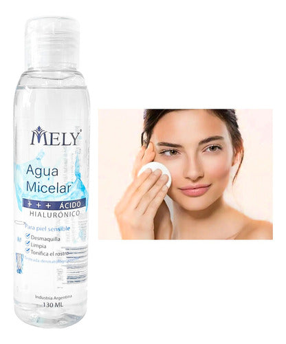 Agua Micelar Acido Hialuronico Mely Limpieza Facial Tonifica 0