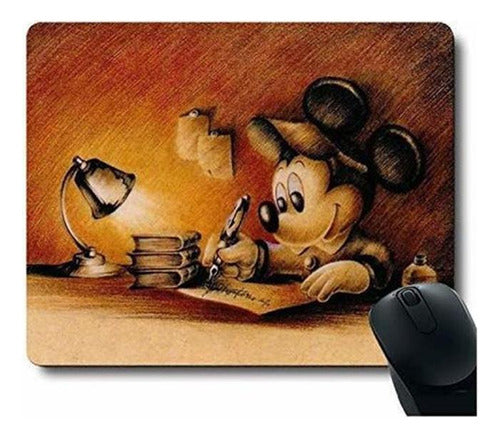 MP MPAD PCASE Classic Cute Character Vintage Design Mouse Pad - The Color of Old Books 0