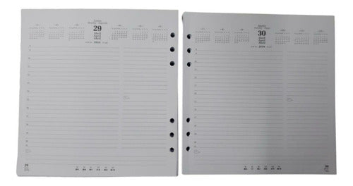 Refill Morgan Desk Daily Complete Diary 2024 2
