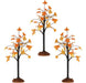 Mtlee Autumn Maple Tree Artificial, 3 Piece Set 0