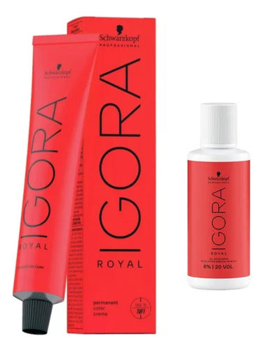 Schwarzkopf Igora Royal Tint Kit 60g + Developer 100ml 0