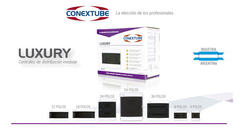 Tablero Gabinete Luxury 24 Bocas Embutir Conextube 3