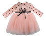 Nnjxd Divine Polka Dot Tulle Dress for Girls 0