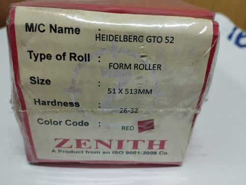 Heidelberg Rodillo GTO 52 - Rojo Zenith 1