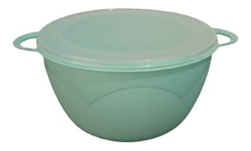 MIS Plast Hermetic Bowl with Lid Handle 2.6 Lts 21 Cm Diameter X3 1