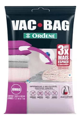 Bolsa De Empaque Al Vacio Vac Bag Ordene Jumbo 1.1x1m 0