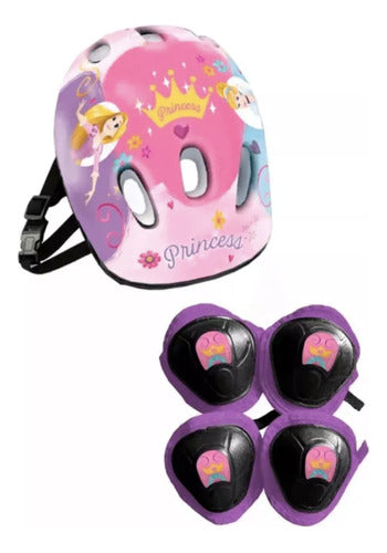 Sebigus Princess Scooter with Lights, Helmet, Knee and Elbow Pads - Foldable 6