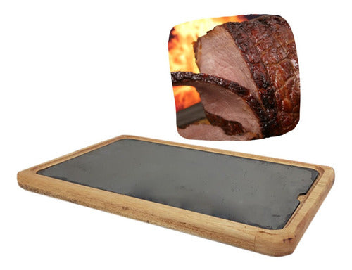 Brogas Asado Board with Iron Plate 30x16 Calor 0