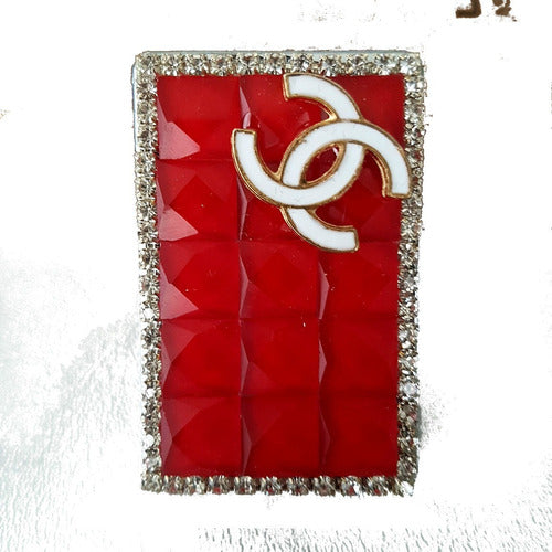 Rechargeable USB Digital Lighter with Stones and Sparkles 6