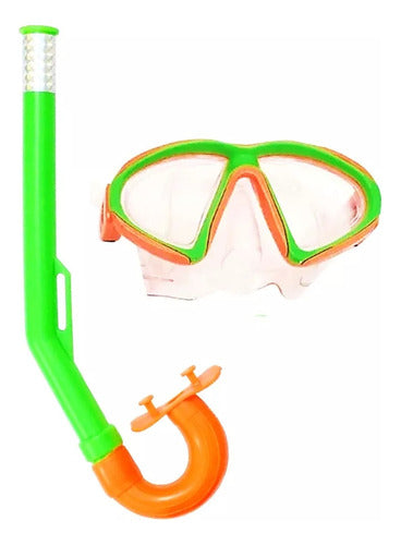 SWIM SET Classic Snorkel Set for Ages 7-14 - Avellaneda Pool Mask 1