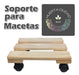 Huerta Ciudad Movable Plant Support with Wheels 3