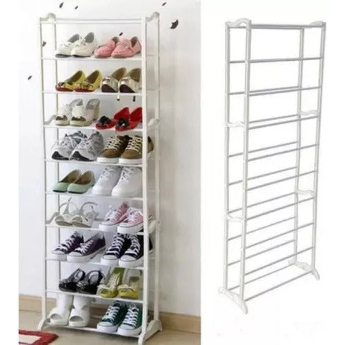 Vigore Shoe Rack 10 Levels Organizer for Up to 30 Pairs 3