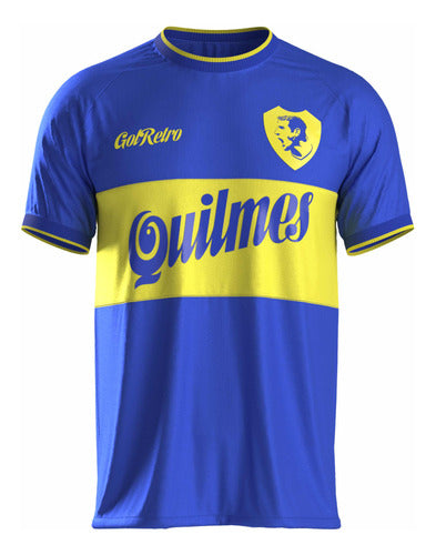 Boca 2000 Quilmes Riquelme Retro Polyester Shirt 1