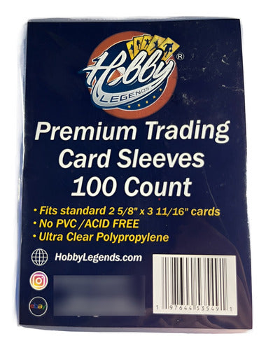 Hobby Legends Card Sleeves Premium X100 0