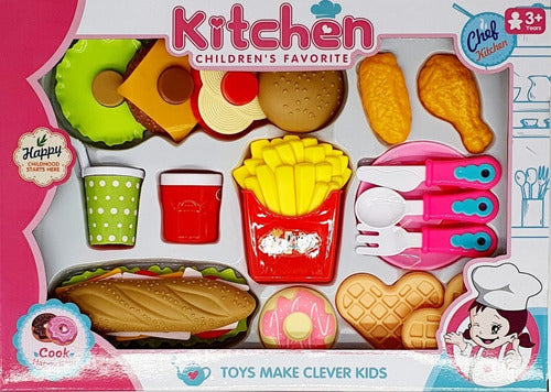 Okidoki Fast Food Play Set 1