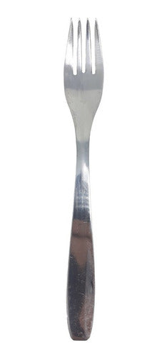 Set of 12 National Stainless Steel Dessert Forks - Cosmos Design 0