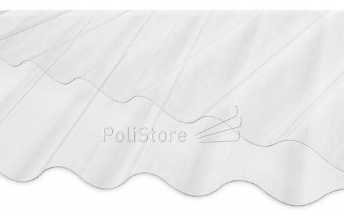 Corrugated UV Filtered Polycarbonate Sheet 1.0mm X 2.50mts - POLISTORE 11