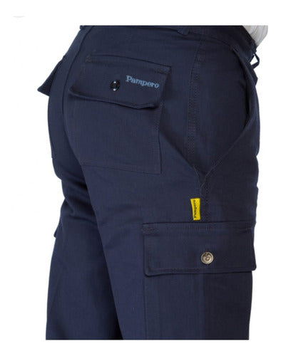 Reinforced Double Stitch Cargo Pants by Pampero for Work Use 0