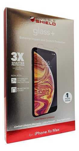 Zagg InvisibleShield Glass+ Screen Protector for iPhone XS Max 0
