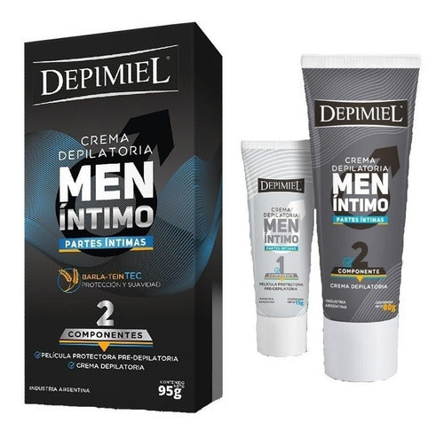 Crema Depilatoria Hombre Partes Intimas 1+2 X 95 Gr Depimiel 0